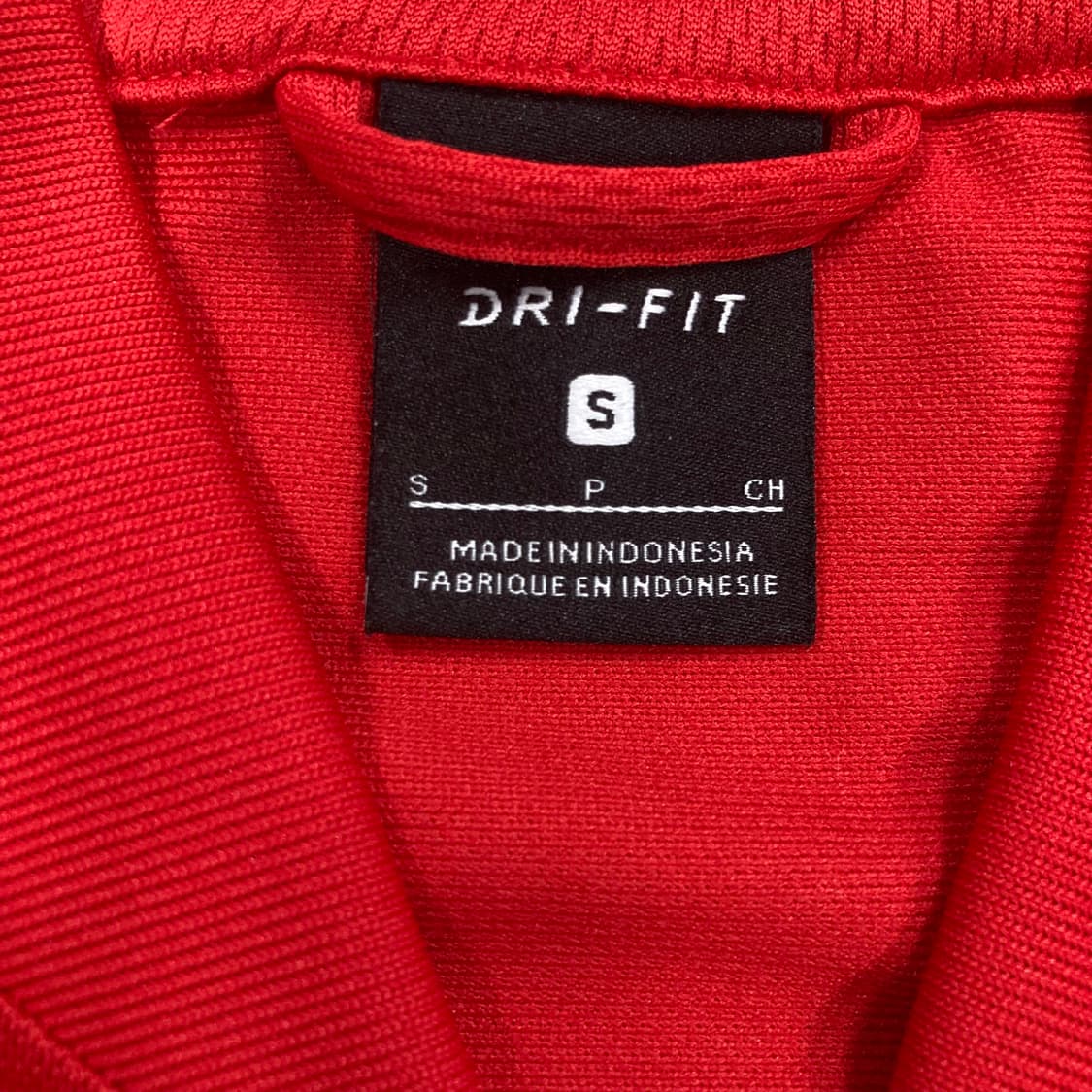 나이키 레드 컬러 스우시 스몰 로고 트랙탑 져지 상품이미지3