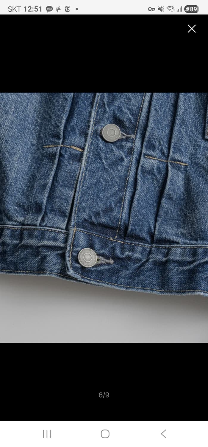 비헤비어 TYPE-1 데님 트러커 자켓 새상품 상품이미지7