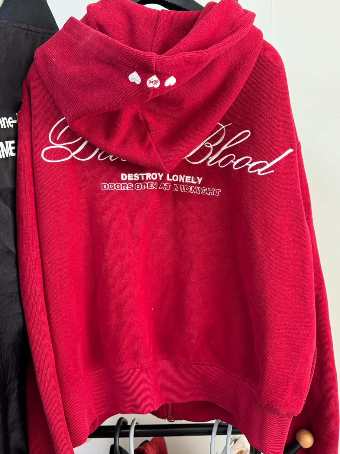 배드블러드 레드 후드 M 상품이미지2