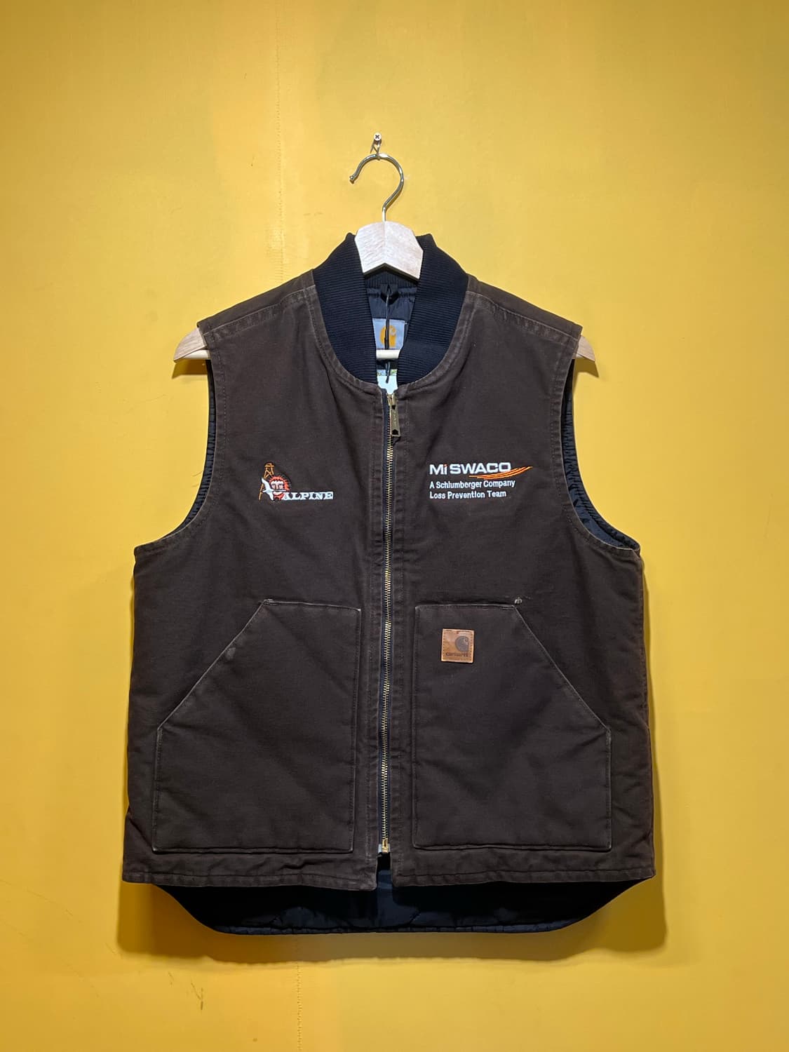 90s 칼하트 V02 빈티지 워크 베스트 조끼 다크브라운 M 상품이미지1