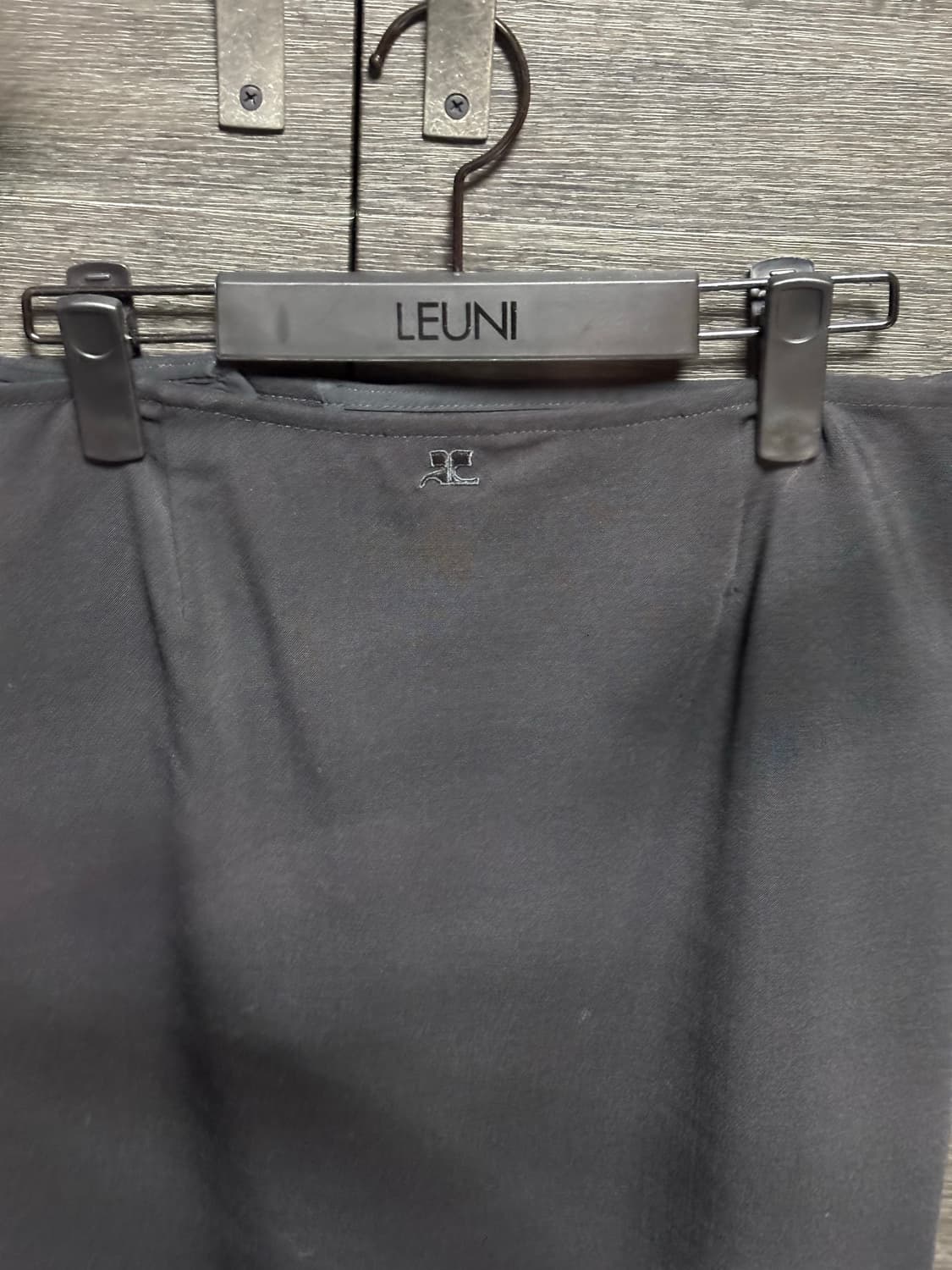 꾸레쥬 오블리크 테일러드 울 미디스커트 상품이미지10