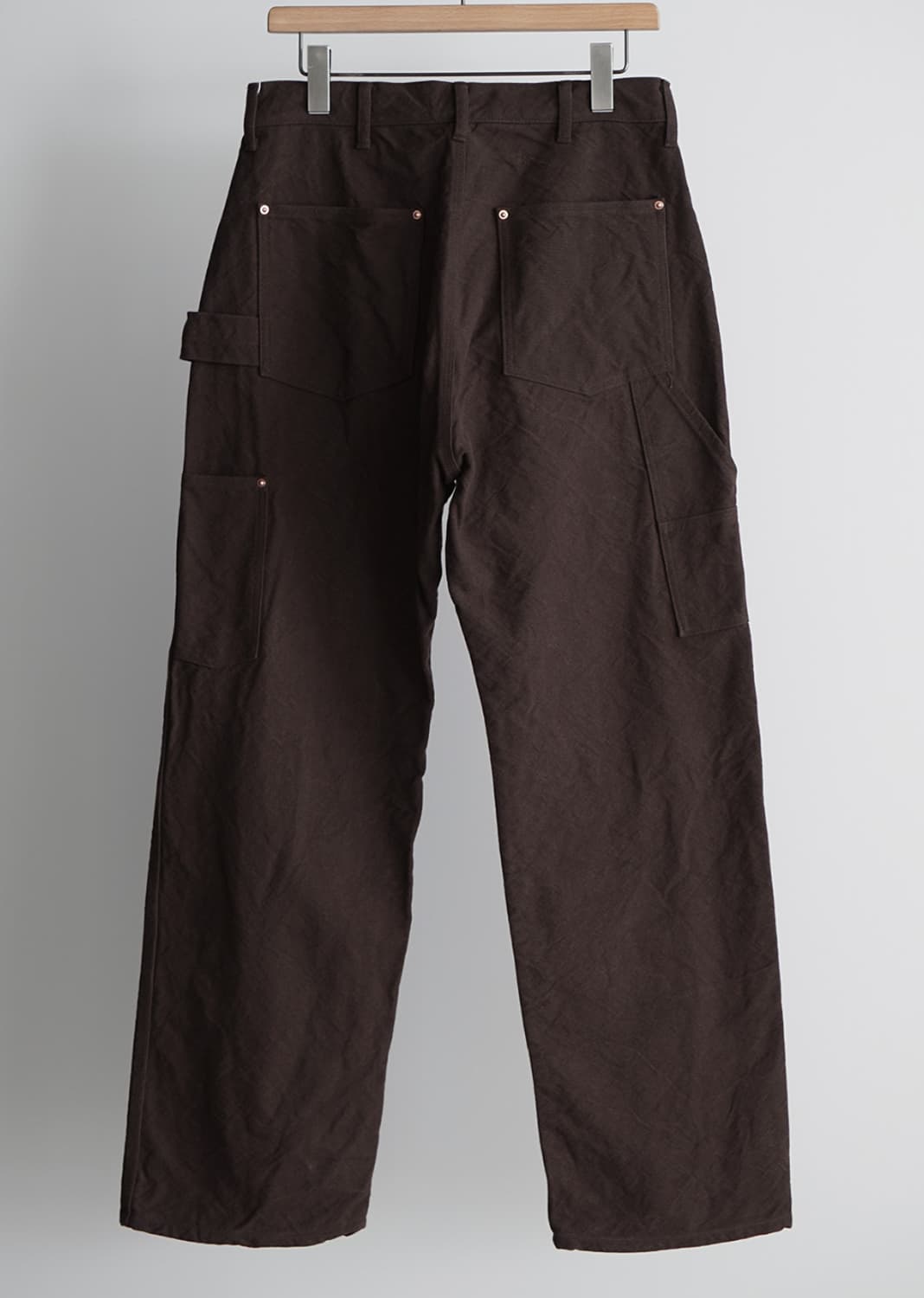 [새] 26SS 코모리 코튼 덕 페인터팬츠 브라운 상품이미지2