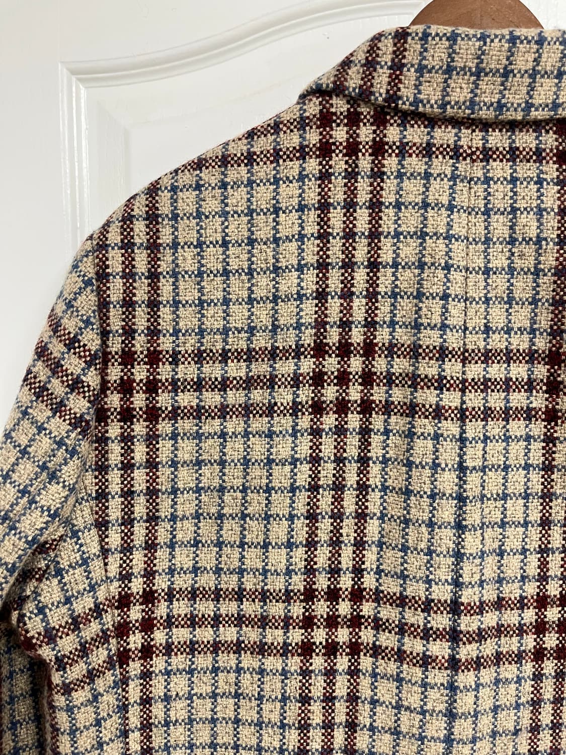 톰보이 테일러드 롱 체크 코트 (오버핏) 상품이미지5