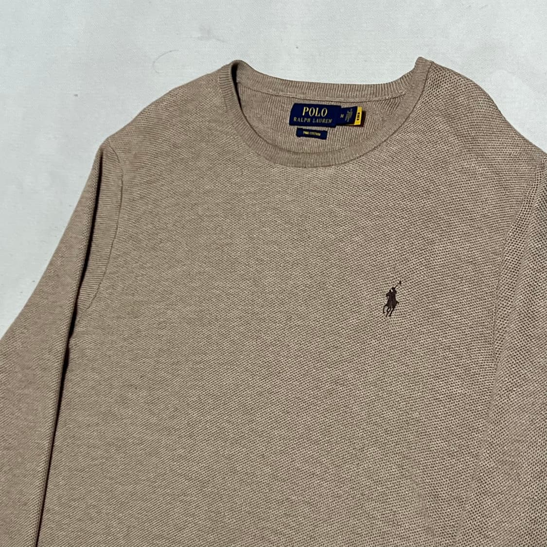 M 폴로랄프로렌 피마코튼 라운드넥 니트  상품이미지1