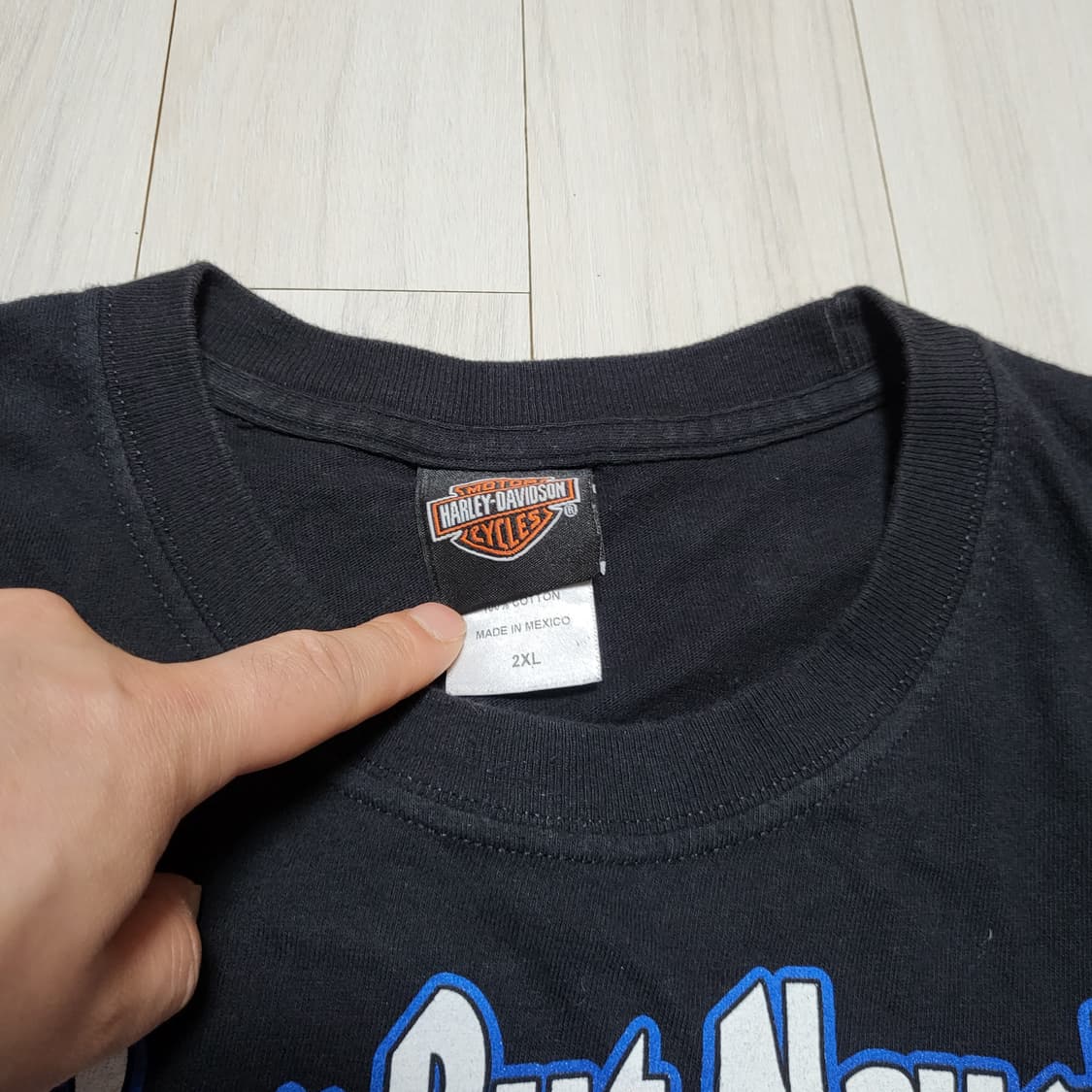 (2XL) 빈티지 할리데이비슨 크리스마스 핀업걸 슬리브 상품이미지9