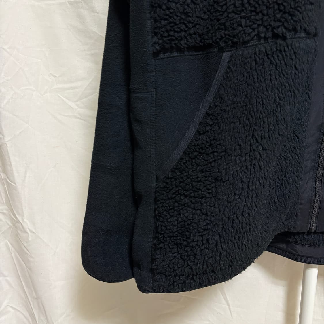 유니클로 X 화이트마운티니어링 플리스 후드 집업 / 블랙, XL 상품이미지6