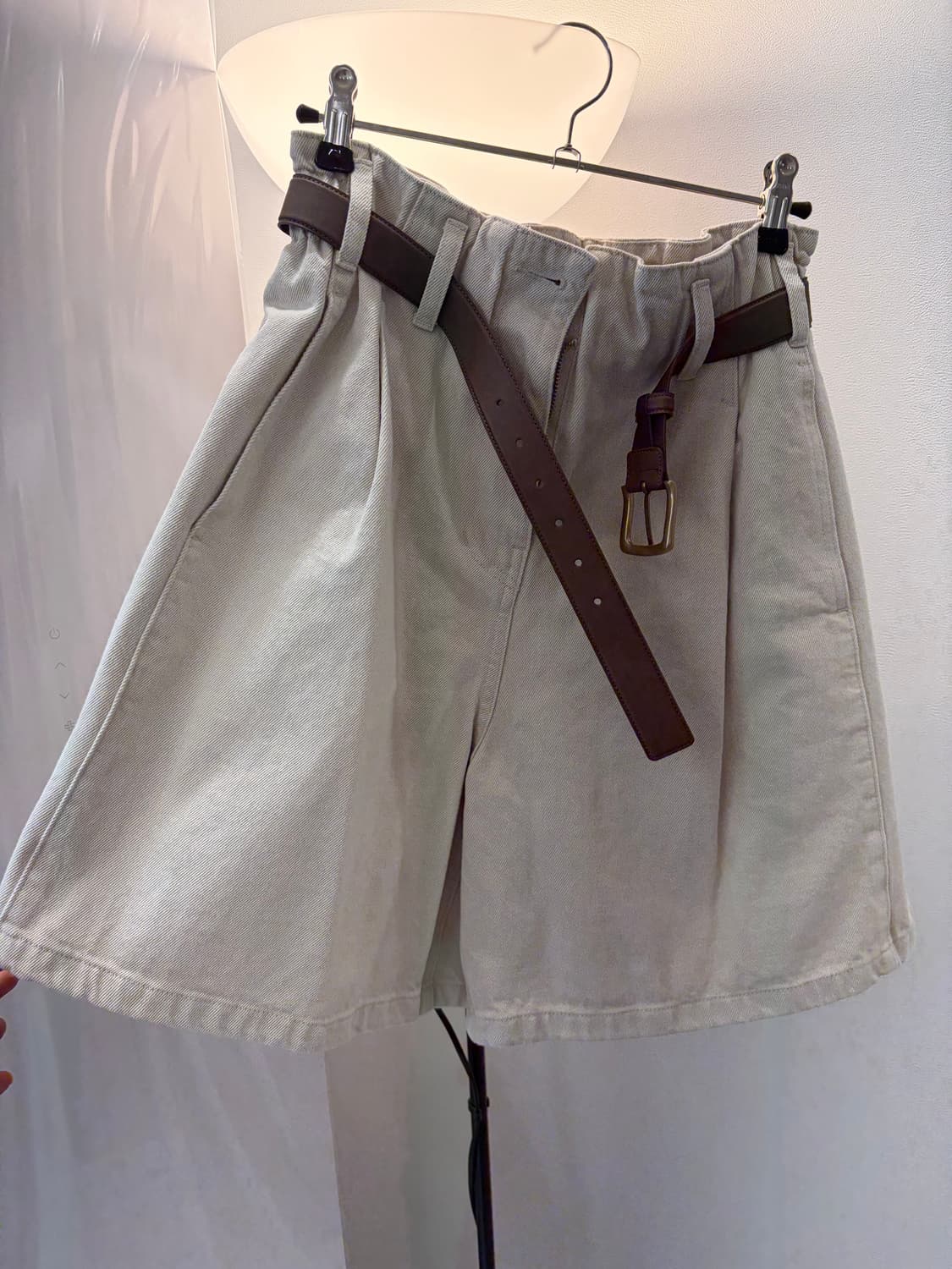 SYSTEM 밴딩 데님 쇼츠 61사이즈 바지 상품이미지5