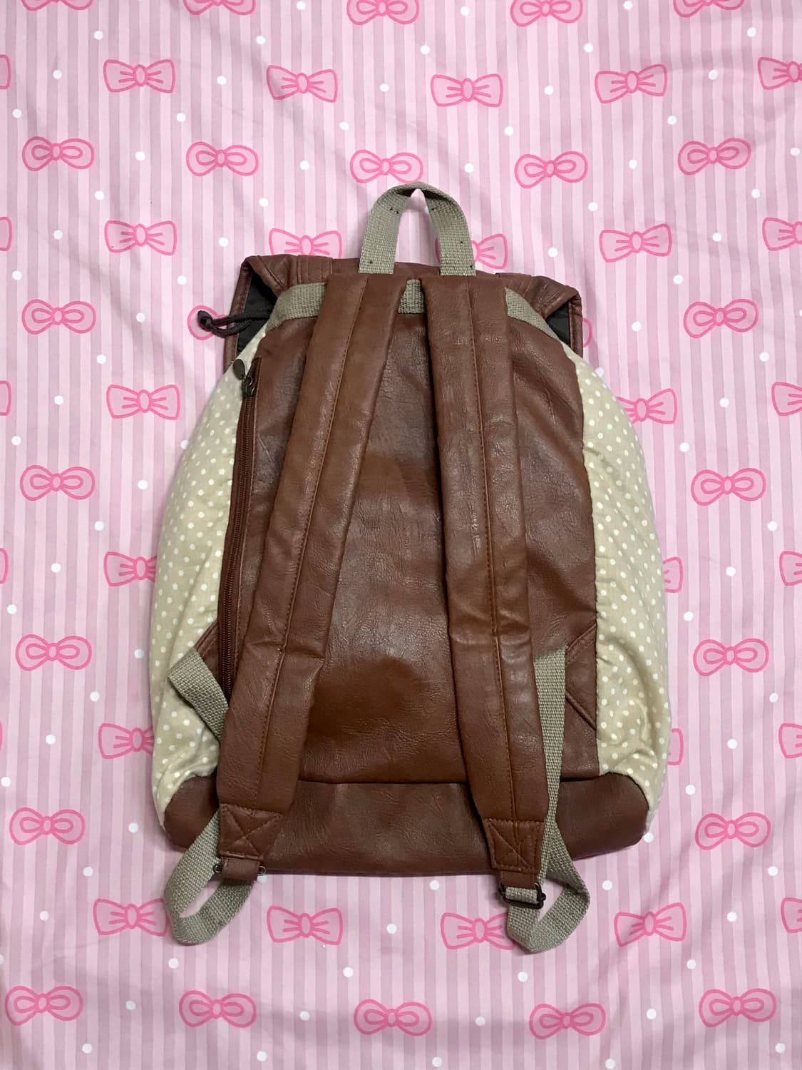 도트 가죽 모리 백팩  상품이미지5