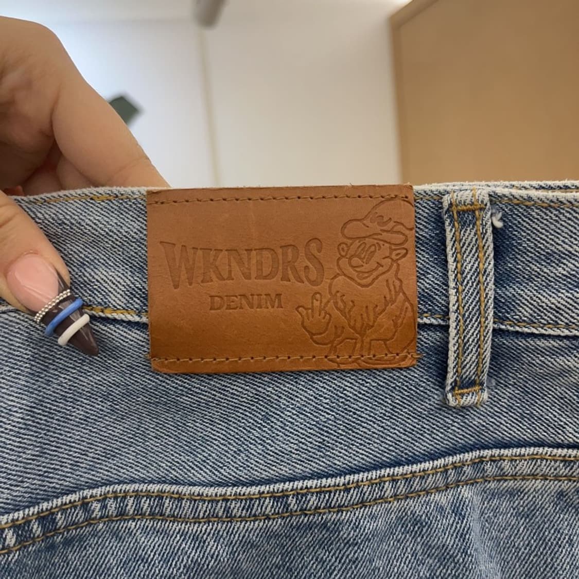 위캔더스 스트릿힙합 키치패치 카펜터 데님팬츠 30인치 C07836 상품이미지5