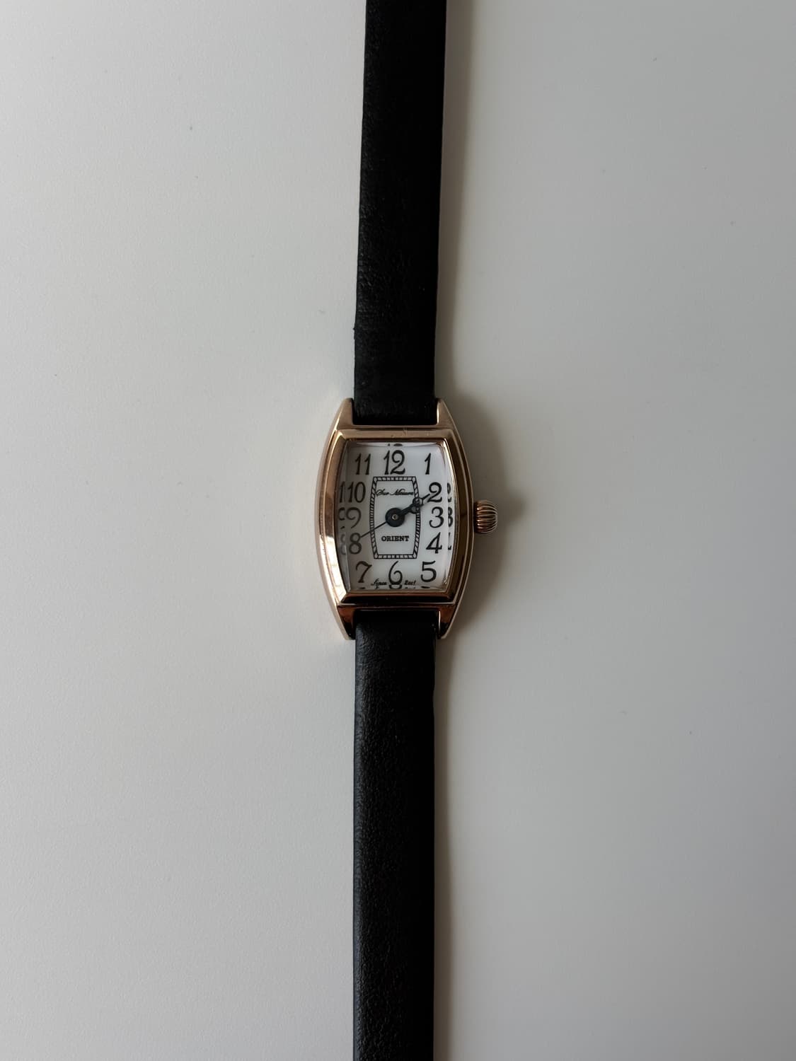 1990s Arabic Rose Gold Mini Tank Quartz 상품이미지1