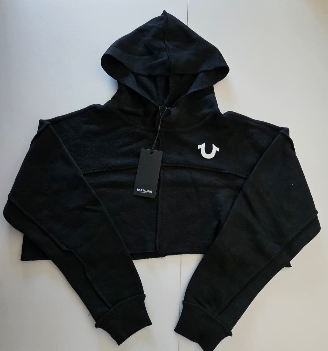 [새제품] 트루 릴리젼 크롭 후드티 상품이미지3