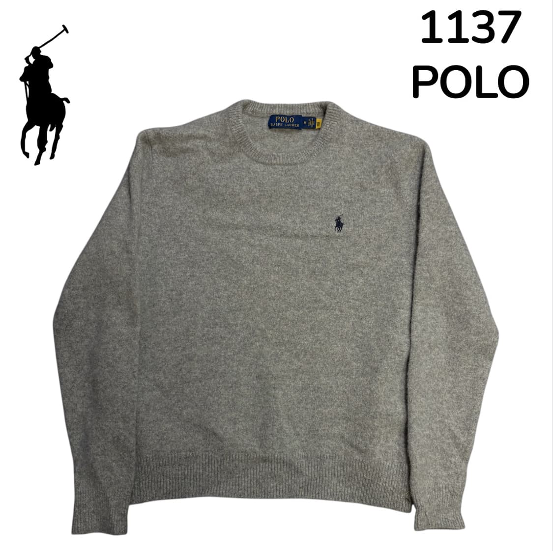 폴로 신형 뀨알탭 그레이 니트 M 상품이미지2