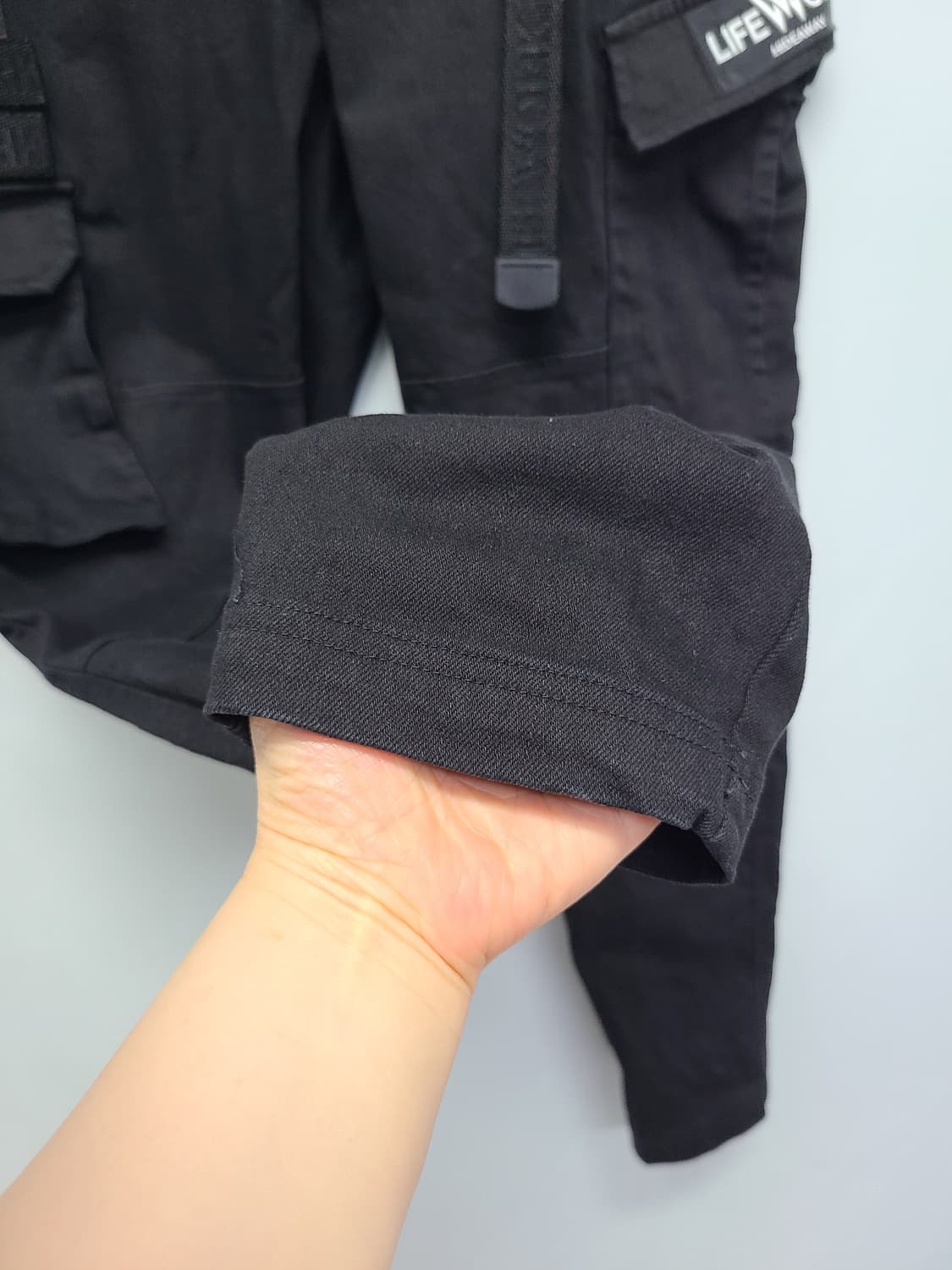 라이프워크 블랙 카고바지 m 상품이미지5