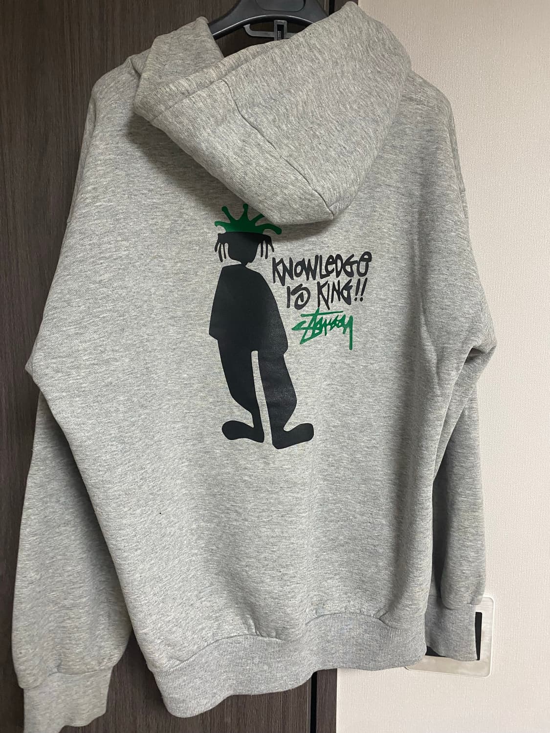 90s stussy knowledge is king hoodie 상품이미지1