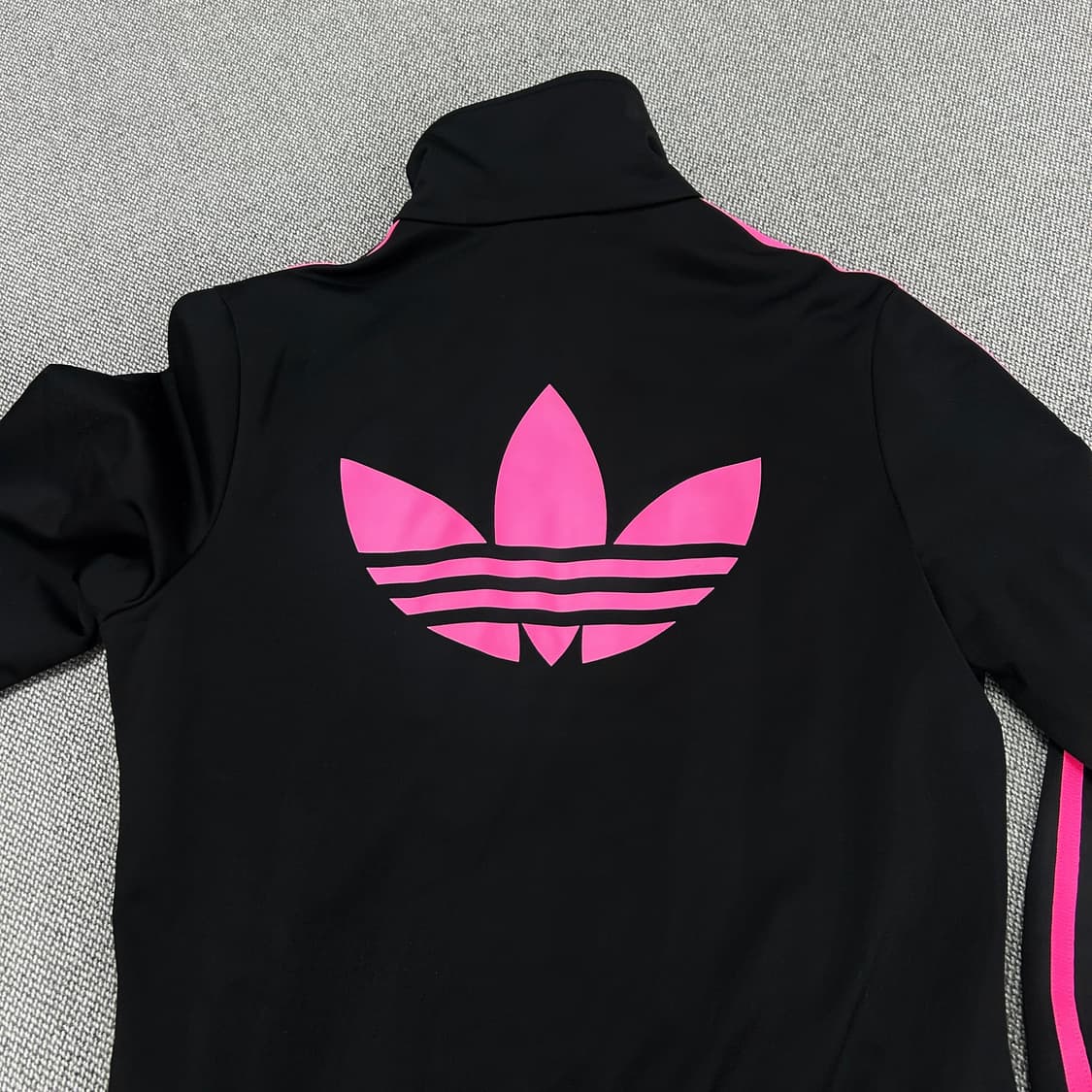 아디다스 우먼스 블랙 핑크 파이어버드 져지(90) 상품이미지4