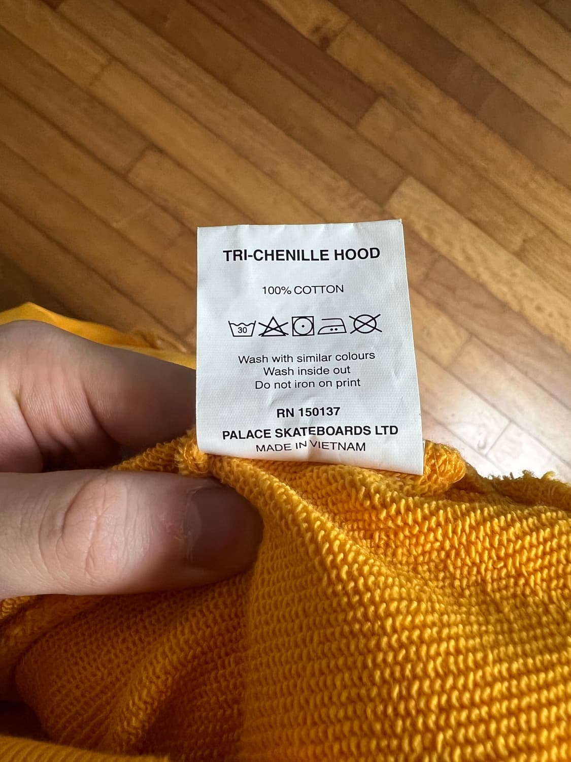 Rare) palace 팔라스 20ss 셔닐 후드 상품이미지5