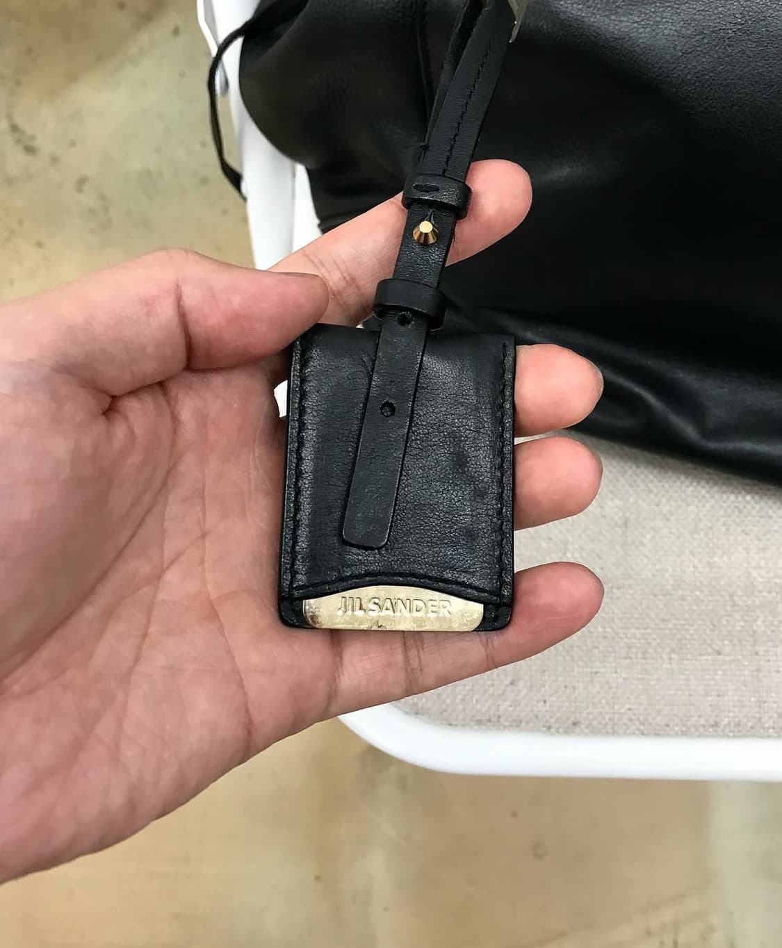 질샌더 레더 숄더백 가방 상품이미지5