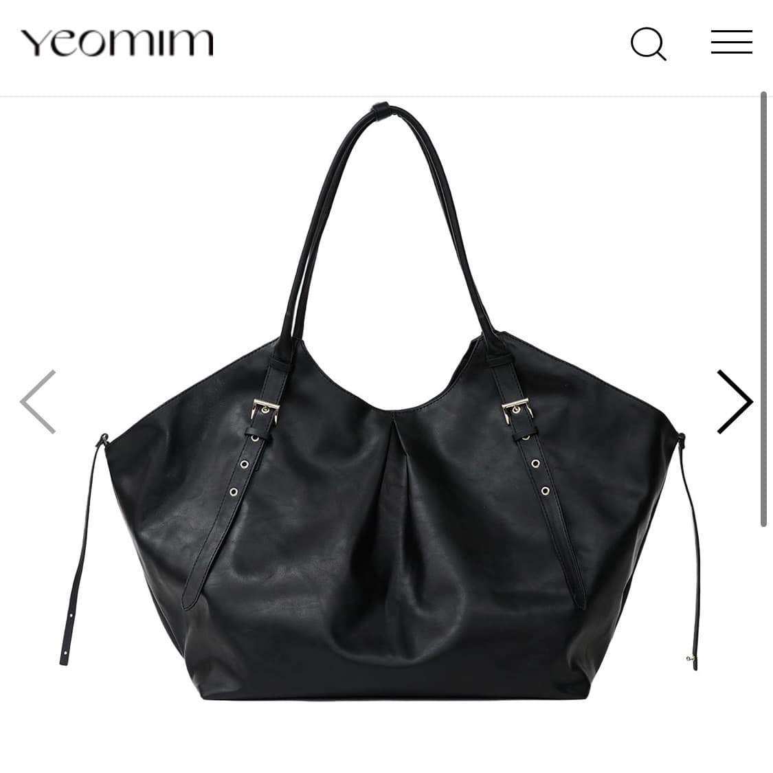 여밈 belted shopper bag (벨티드 쇼퍼백) 상품이미지1
