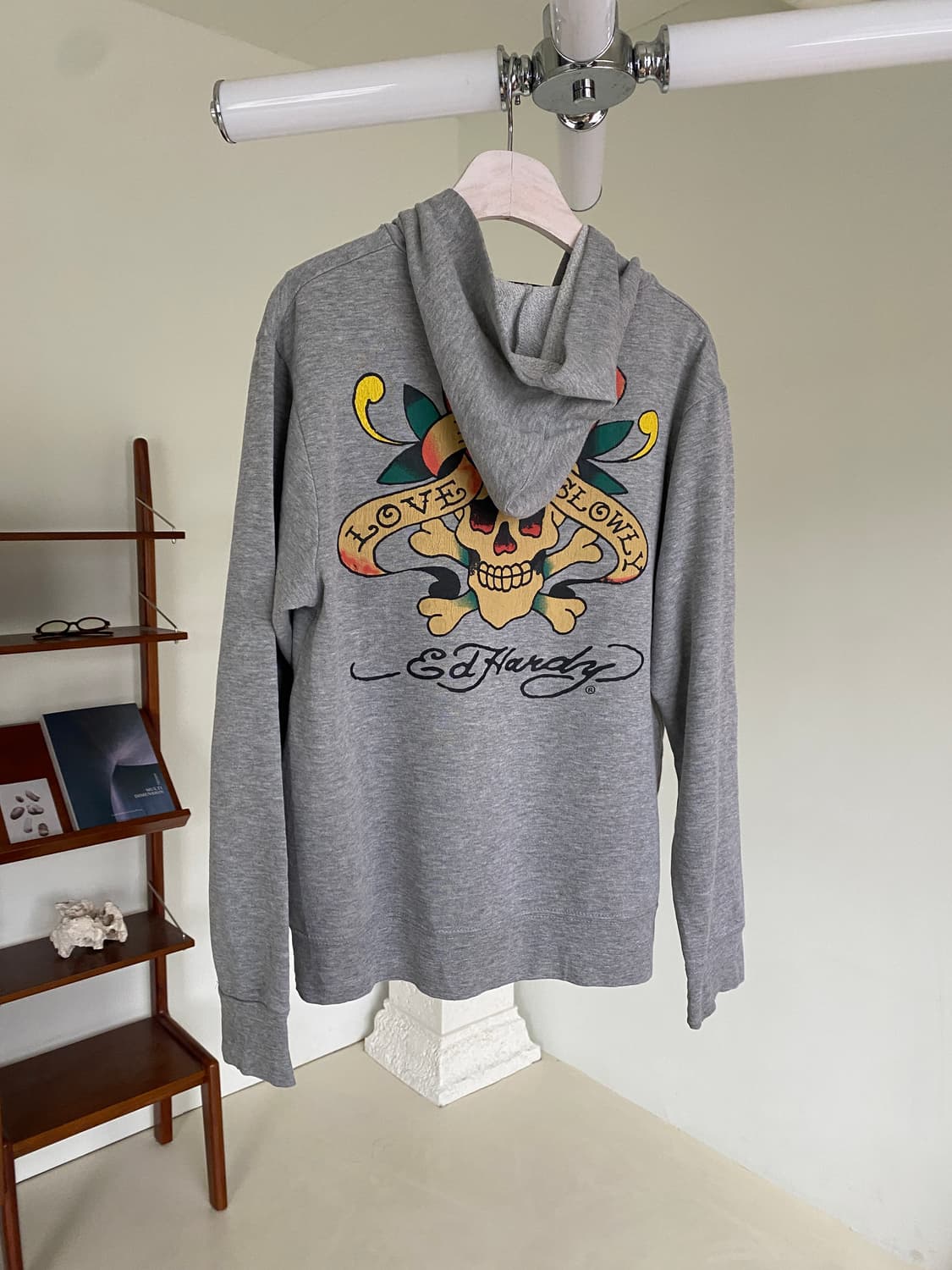 에드하디 스컬 후드집업 상품이미지1