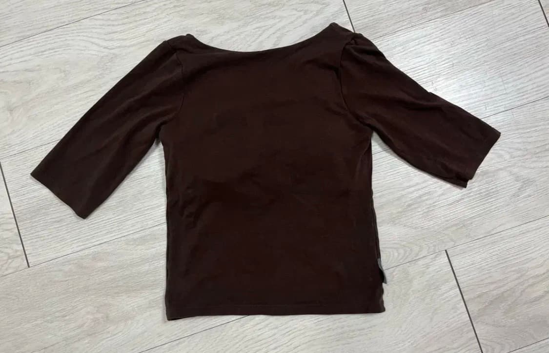 무브웜 소프트 슬림 탑 - 브라운 스몰 사이즈 상품이미지3