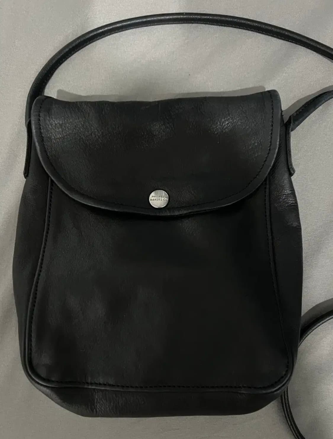 피그벨 레더 크로스백 상품이미지1