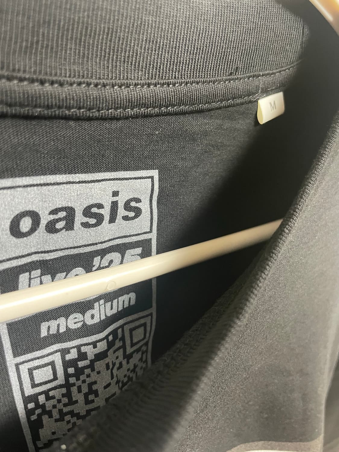 오아시스 월드투어 티셔츠 M 상품이미지3