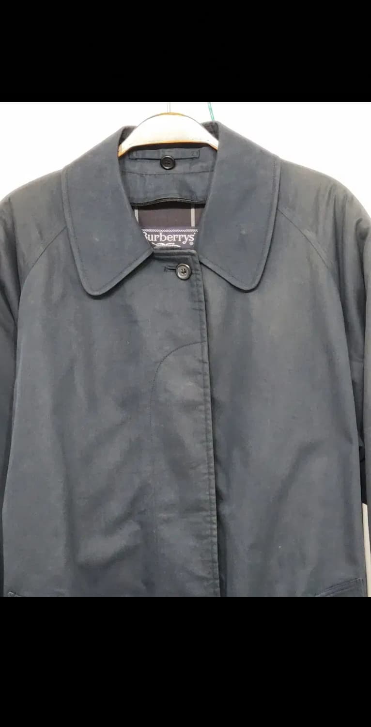 (XL) 버버리 트렌치코트 네이비 싱글 롱코트 벨트  상품이미지2