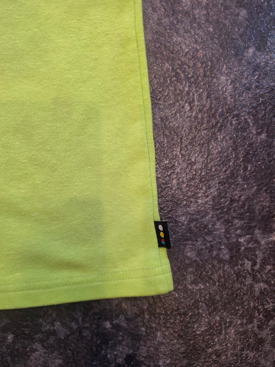 #IAB STUDIO 라임색 반팔 티셔츠 - L 상품이미지3