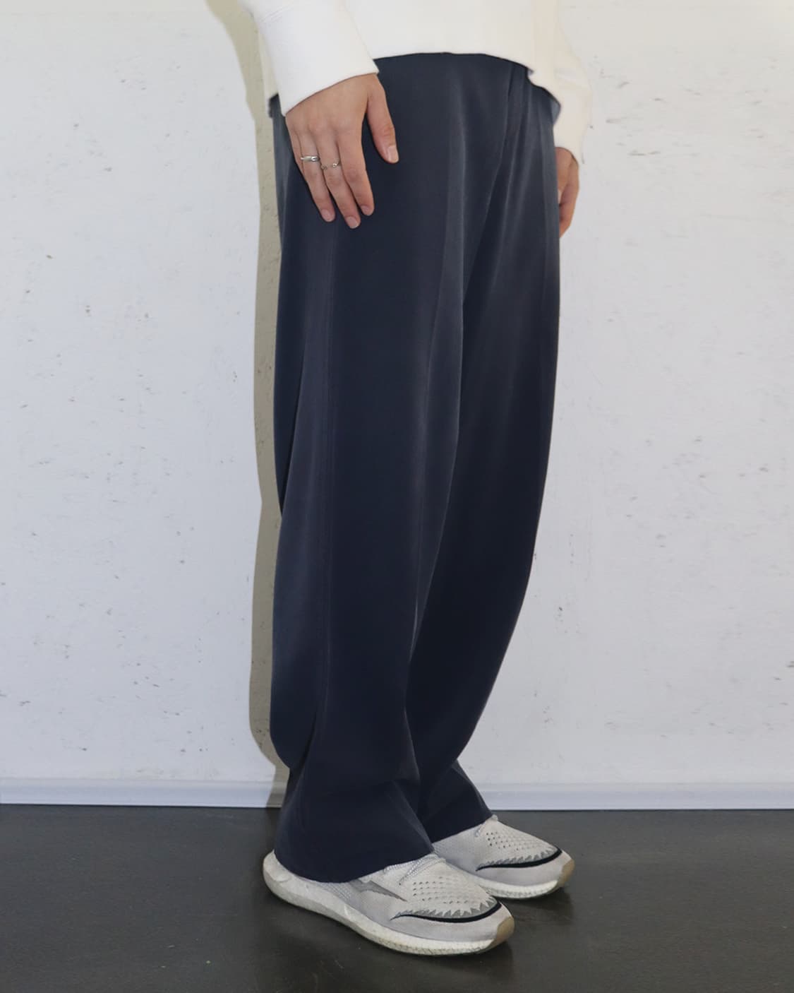 조르지오 아르마니 네이비 와이드 트라우저 상품이미지2