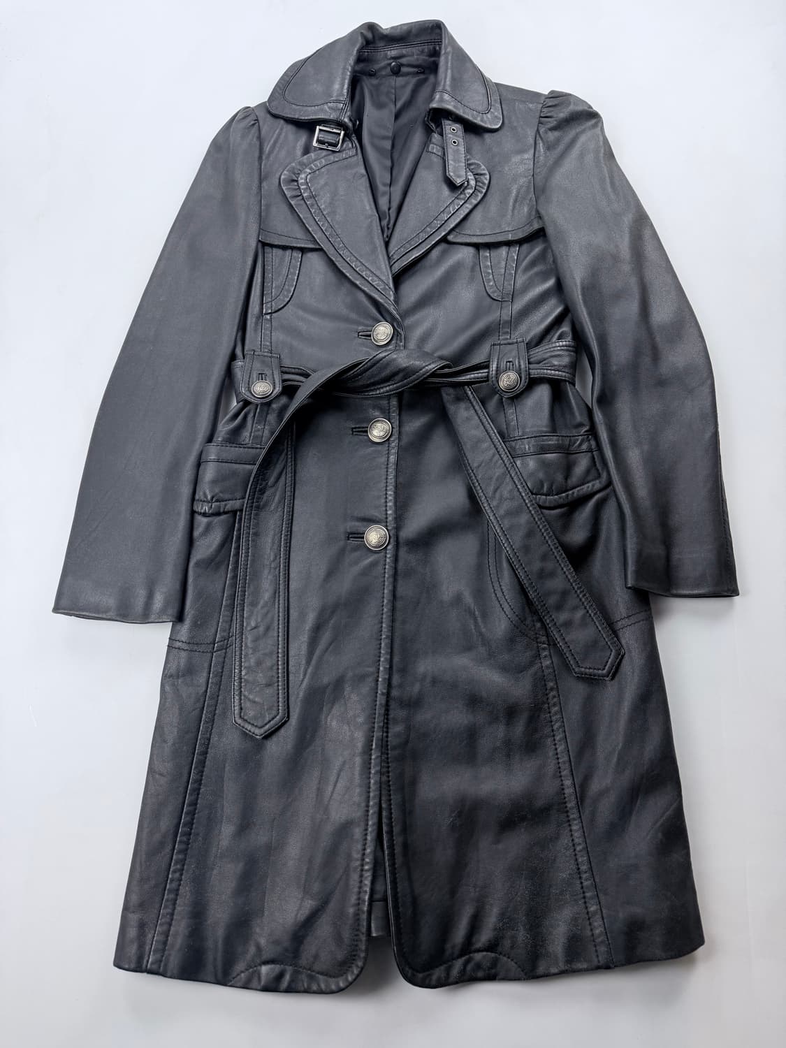 양가죽 레더 코트 상품이미지1