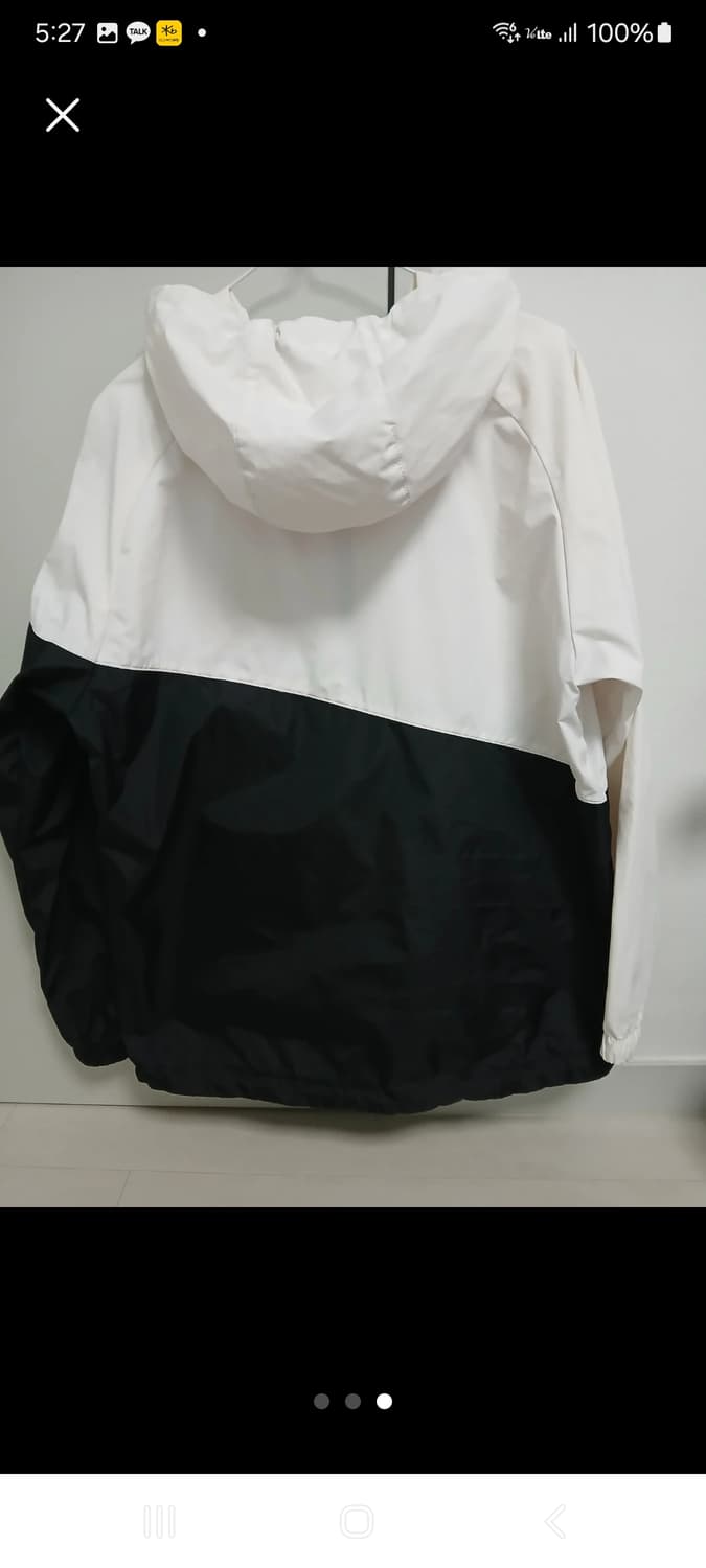 탑텐 투톤 바람막이.  L 상품이미지2