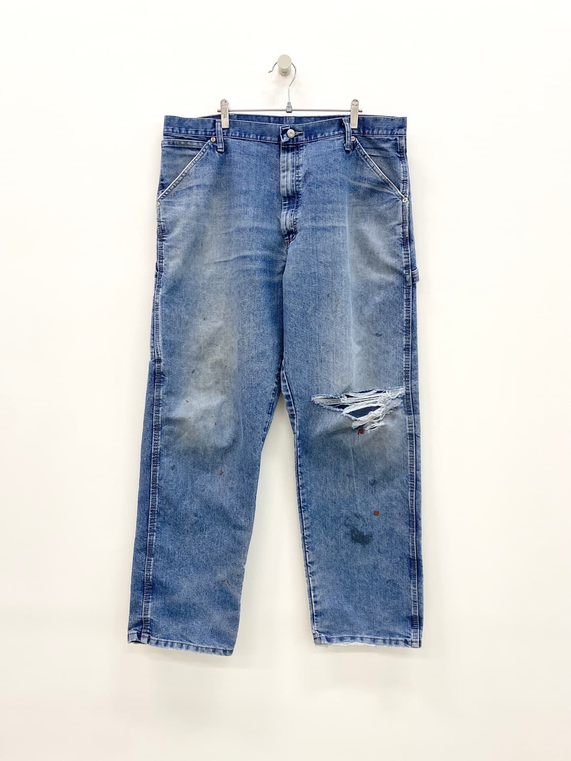 00‘s 랭글러 페인티드 데님 카펜더 팬츠 상품이미지1