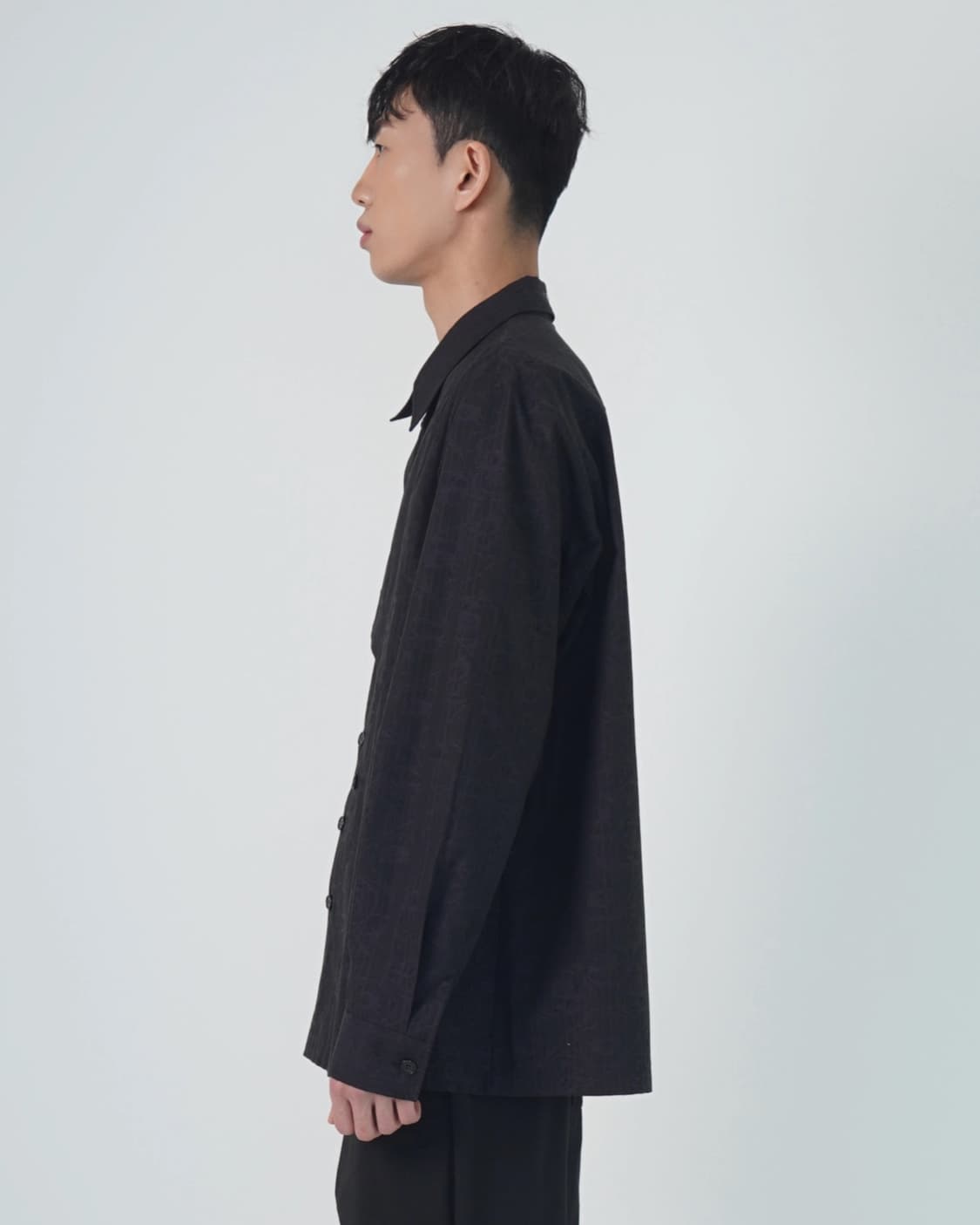 YOSUK Flap shirts (Black) – 1사이즈 상품이미지3