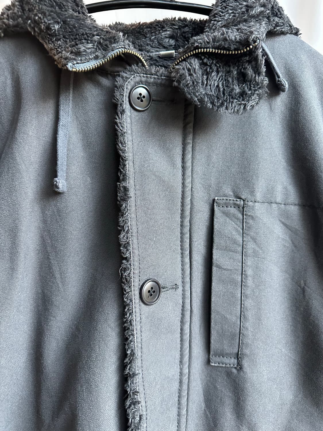 유니클로 퍼 후드 코트 상품이미지5