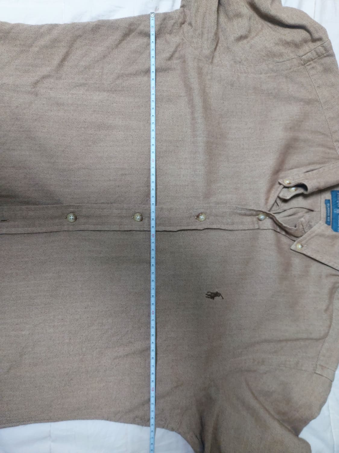 폴로 헤링본 브라운 셔츠 상품이미지8