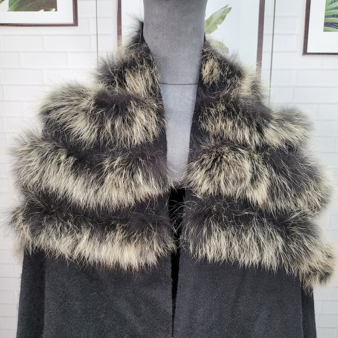 루이까또즈 캐시미어 여우털 머프러 목도리 스카프 새상품 상품이미지3