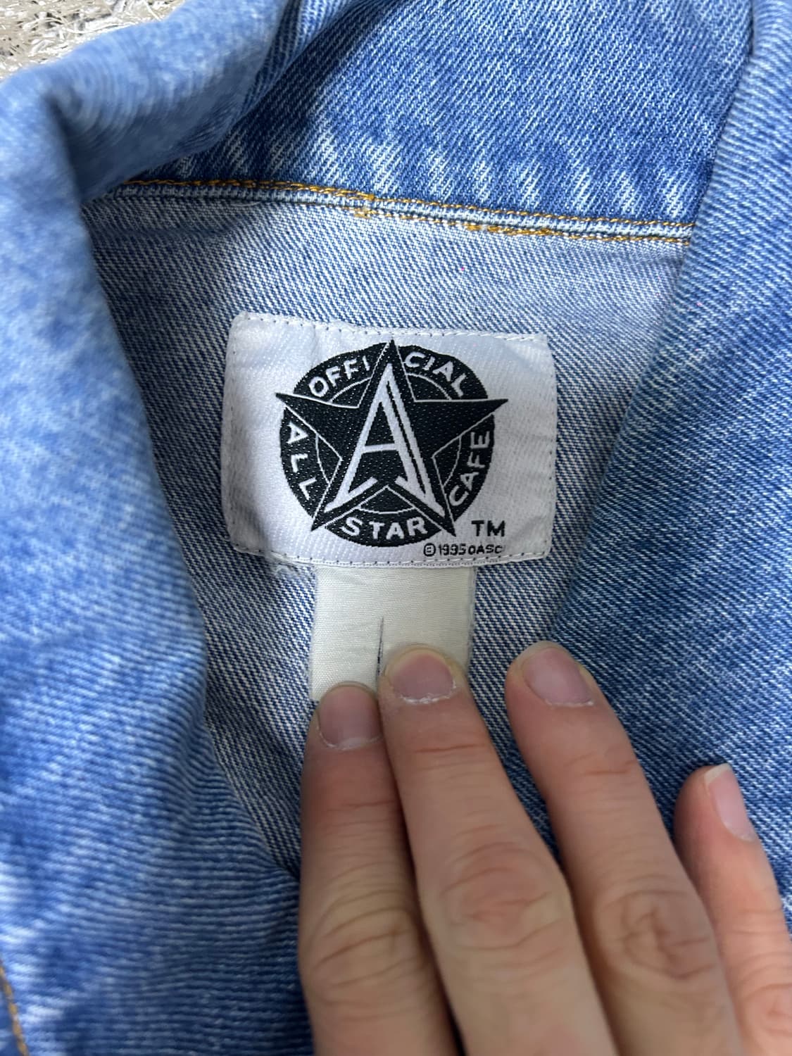 일본판 올스타카페 청자켓 사이즈 105-110 상품이미지3