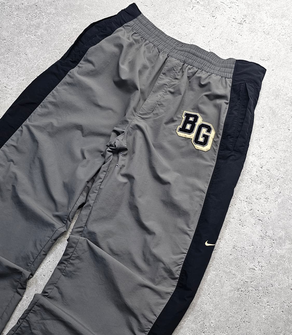 대장 나이키 그레이x블랙 트랙팬츠 바람막이 와이드 바지 상품이미지5