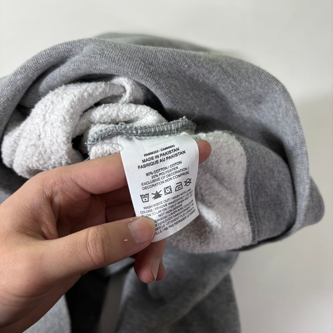 우먼FREE 나이키 그레이 오버핏 숏 맨투맨 상품이미지5