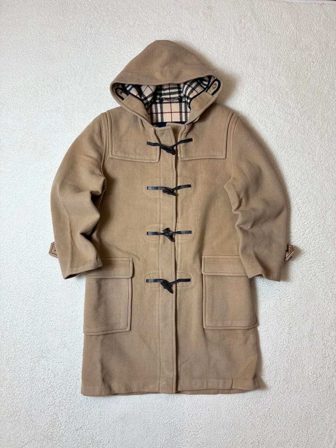버버리 90s 노바체크 안감 더플 코트 PN6709 상품이미지1