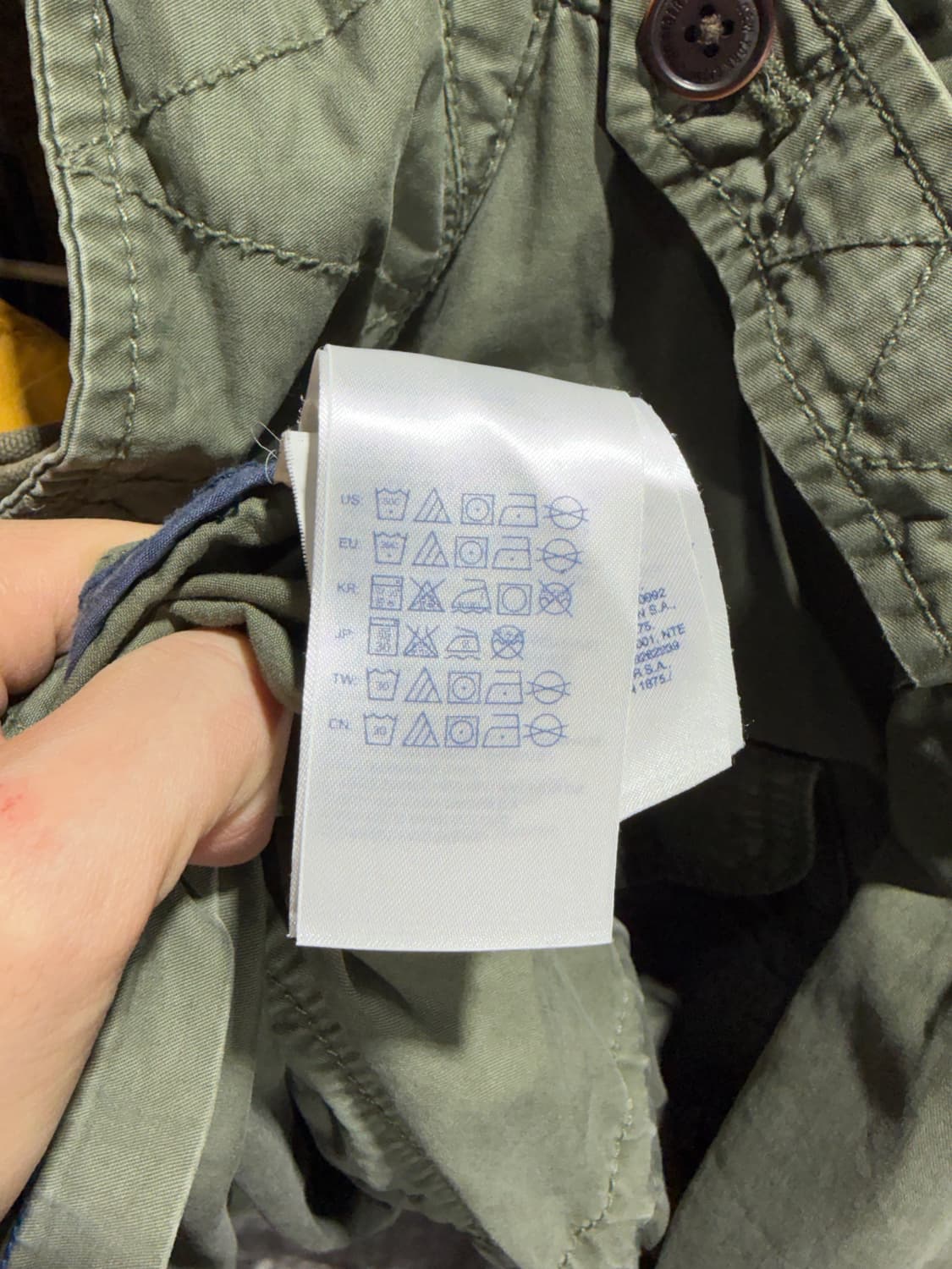 XL 타미힐피거 아메리칸 4포켓 패치로고 카키 야상 상품이미지6