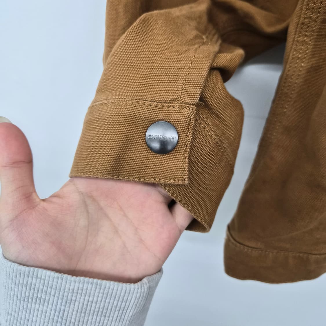 칼하트 브라운 디트로이트 자켓 남성 XL 상품이미지4