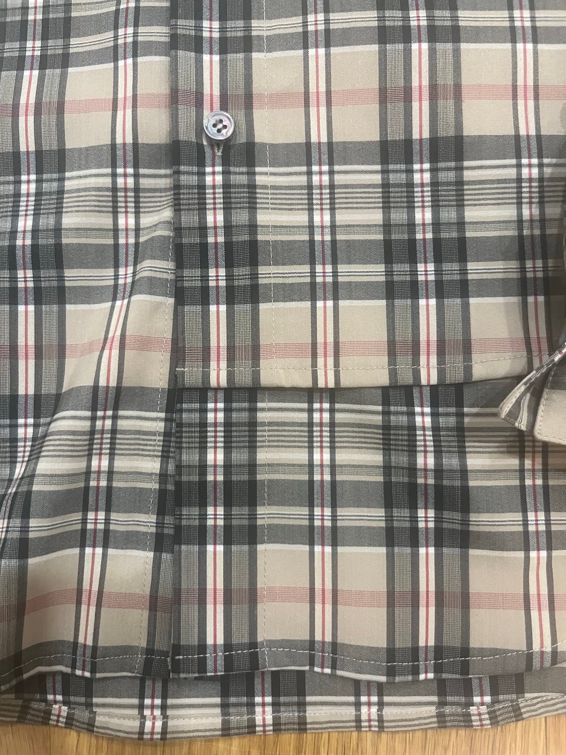 솔리드 옴므 체크 셔츠 48 상품이미지2