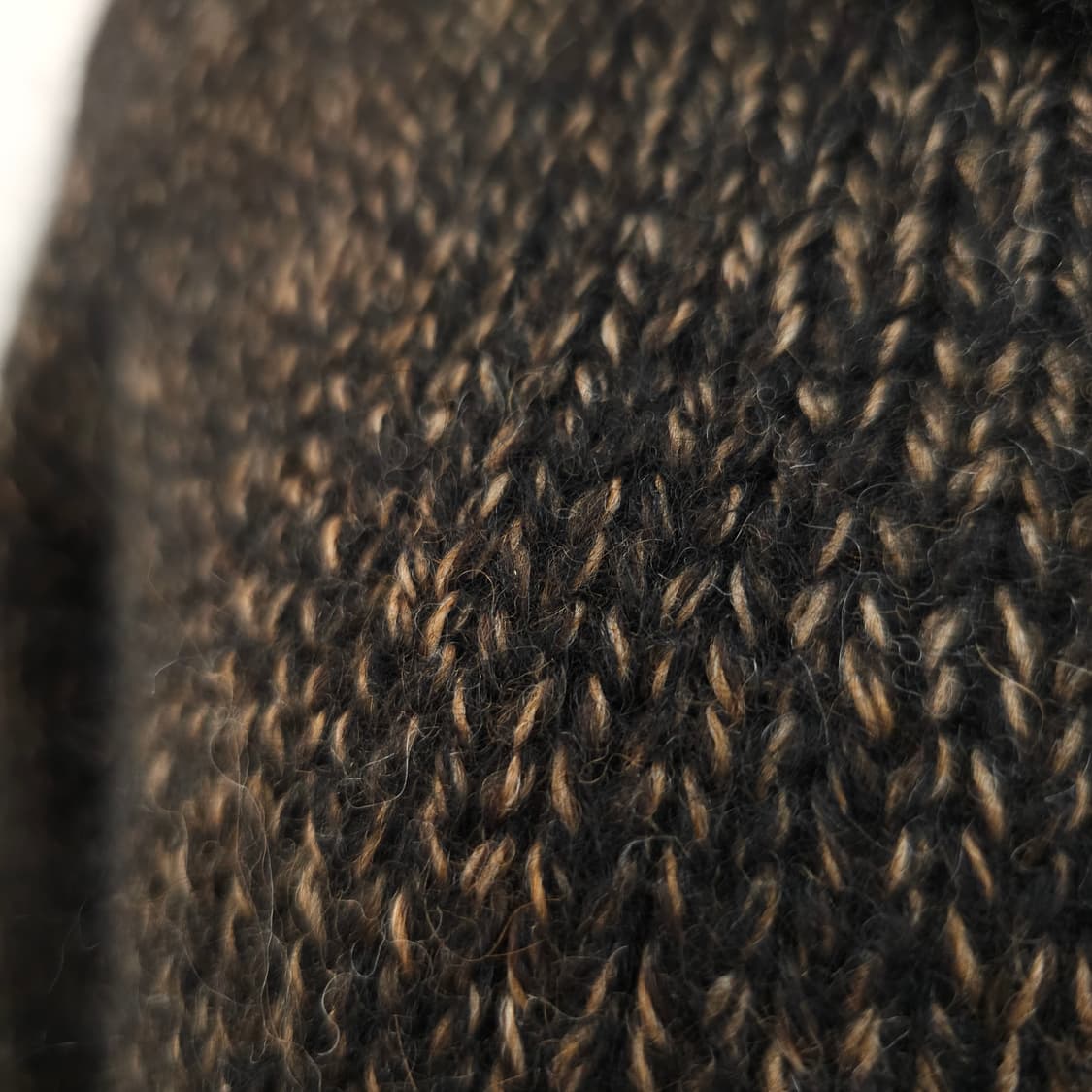 앙고라 모헤어 울 혼방 하이넥 터틀넥 스웨터 일본빈티지 상품이미지8