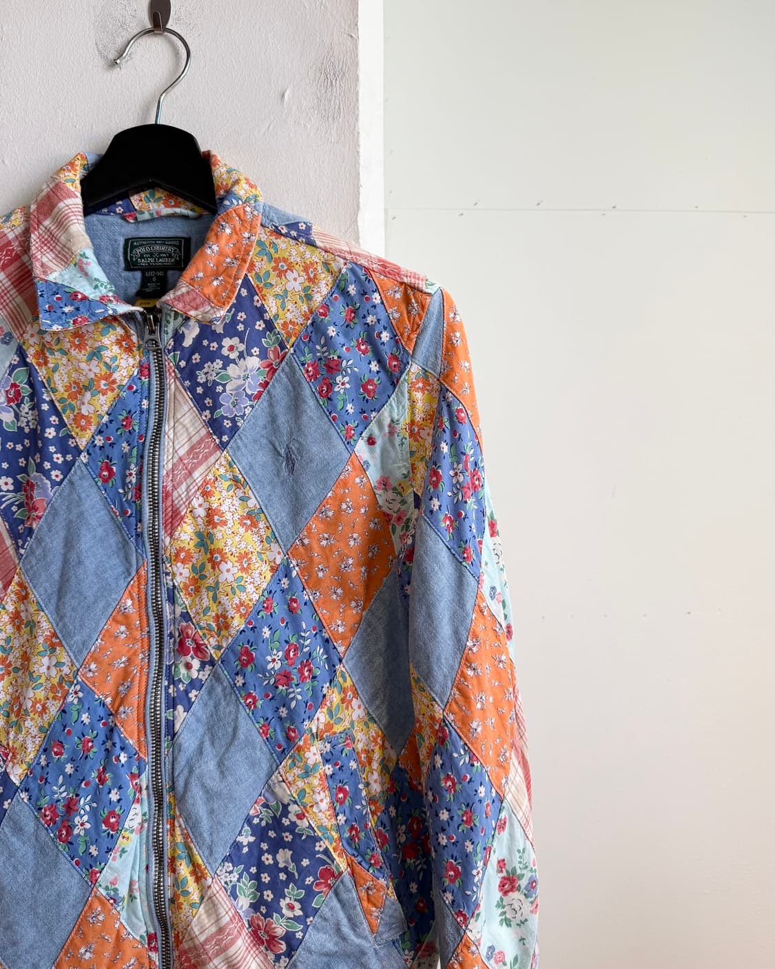 폴로 컨트리 멀티컬러 패치워크 플로럴 코튼 자켓 상품이미지4