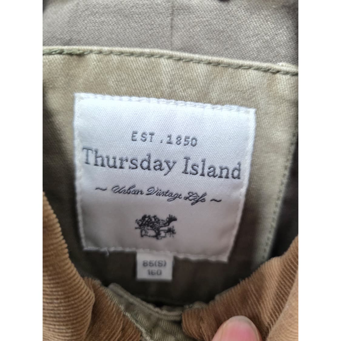 택포// 써스데이 아일랜드 빈티지 코트 S 상품이미지2