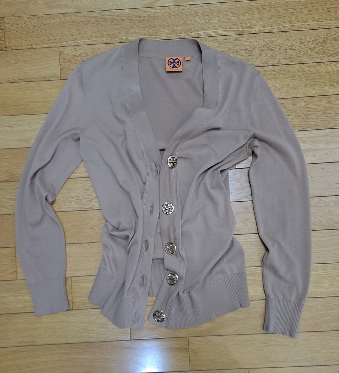 Tory Burch 베이지 가디건 여성 S 상품이미지2