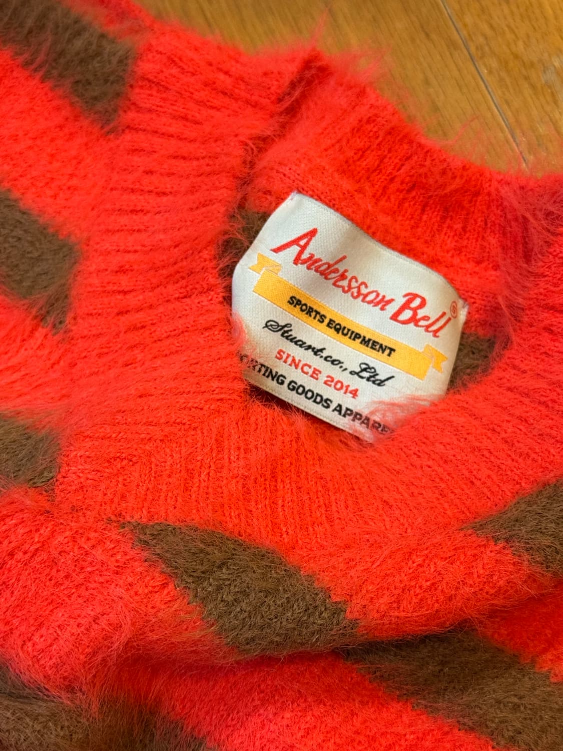 앤더슨벨 스트라이프 니트 상품이미지3