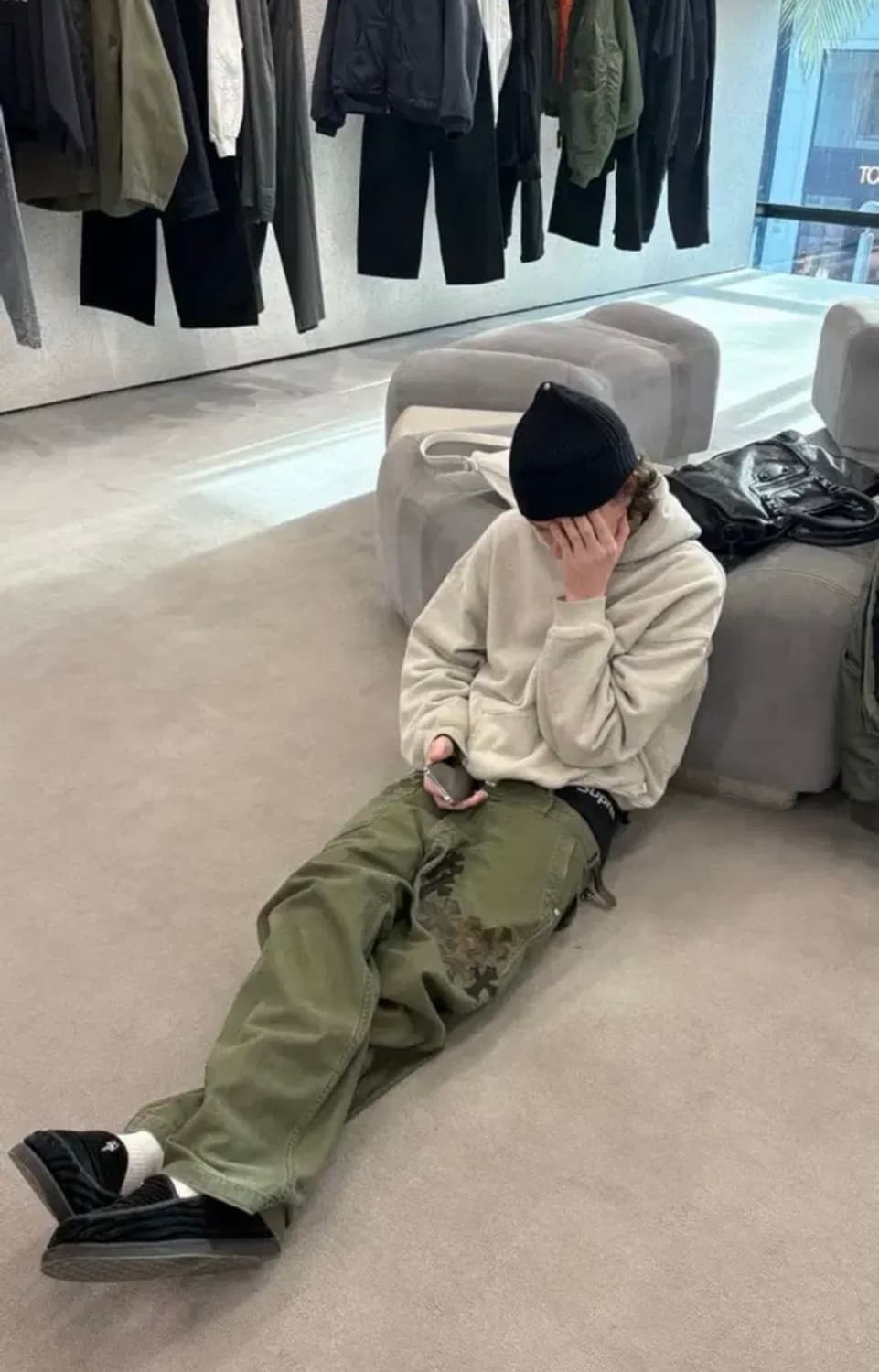 러셀 빈티지 후드집업 탄 XXL (우주매물) 상품이미지1