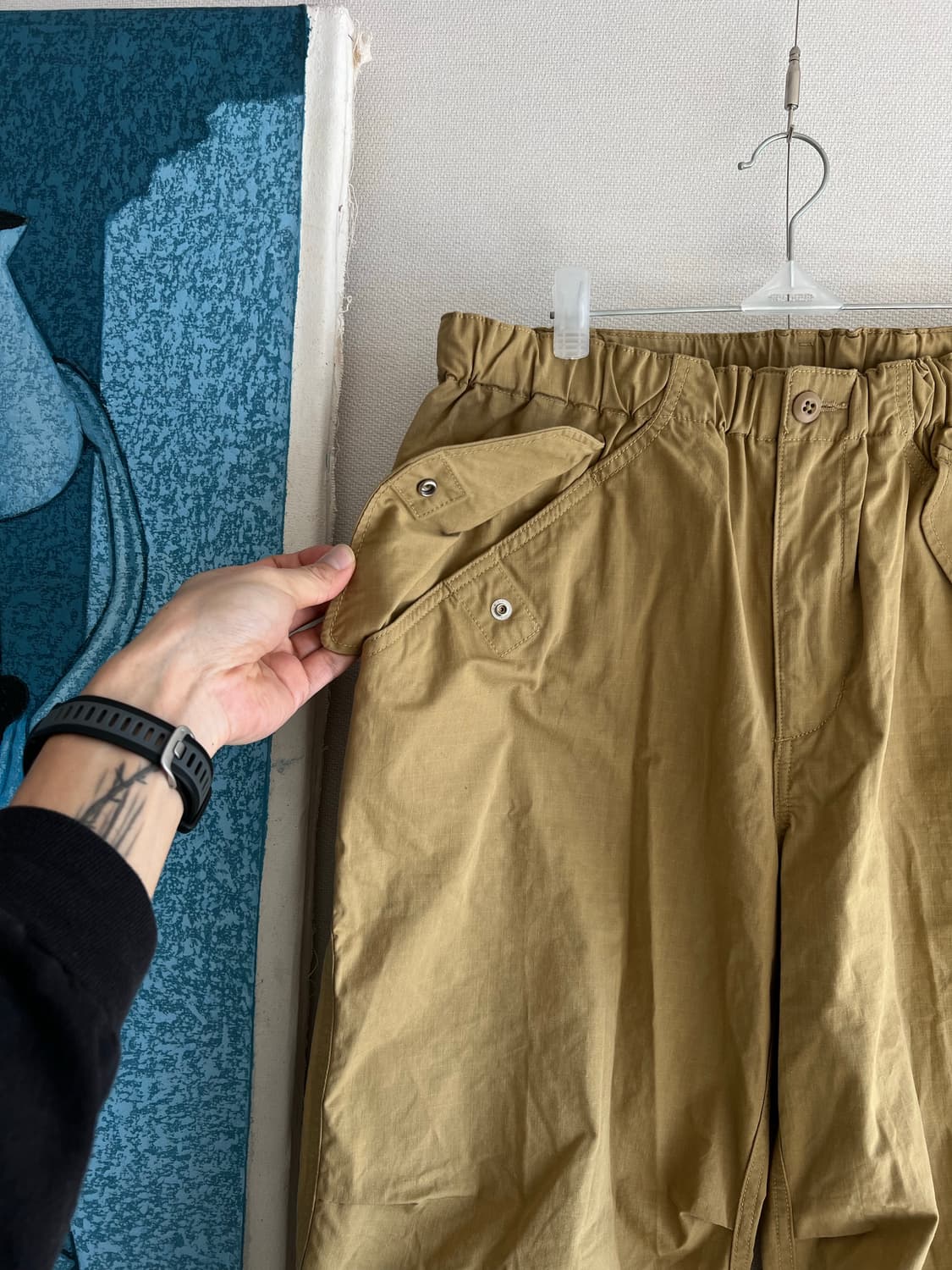 Goldwin 골드윈 와이드 이지 윈드 팬츠 m 상품이미지2